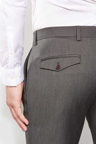 Single Pleat Regular Fit Trousers